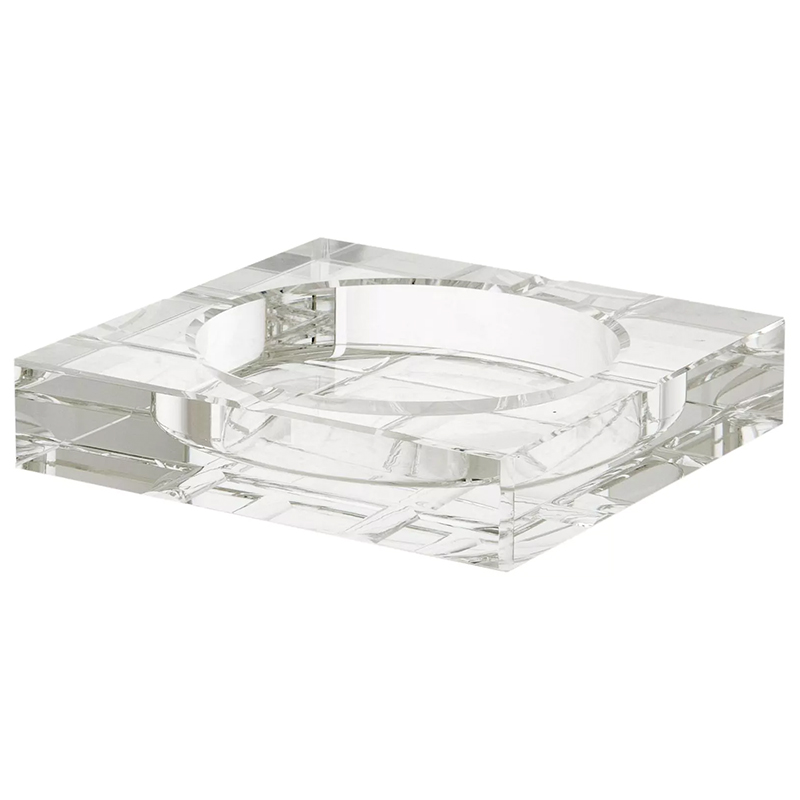 Пепельница Eichholtz Ashtray Ledbury Прозрачное Стекло в Брянске | Loft Concept 