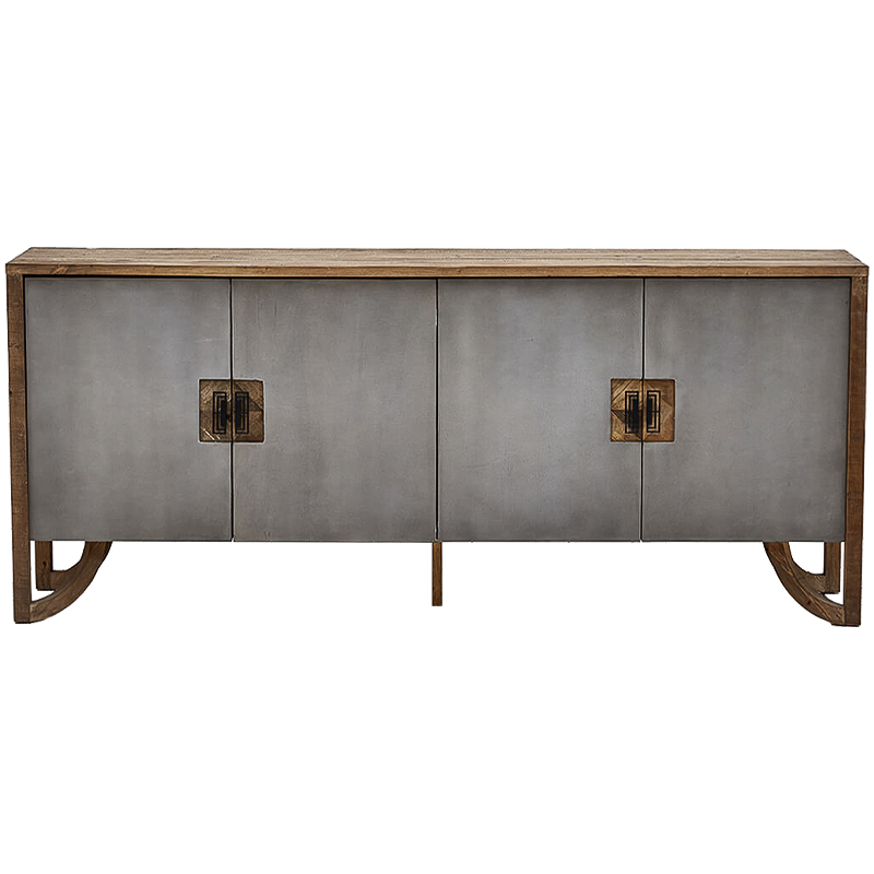 Комод дерево и бетон Keikala chest of drawers с 4-мя дверцами Древесина Серый Комод дерево и бетон Keikala chest of drawers с 4-мя дверцами Древесина Серый в Брянске | Loft Concept