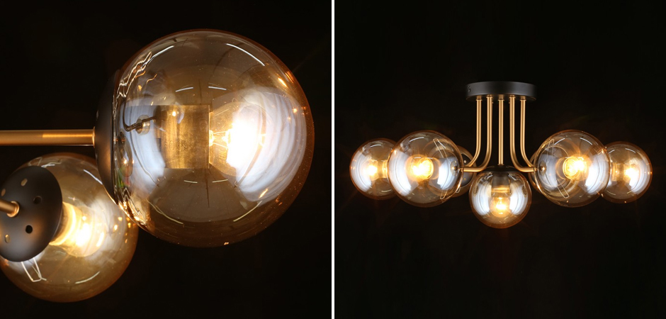 Потолочный светильник Smoky Sphere Потолочный светильник Smoky Sphere - Loft-Concept в Брянске