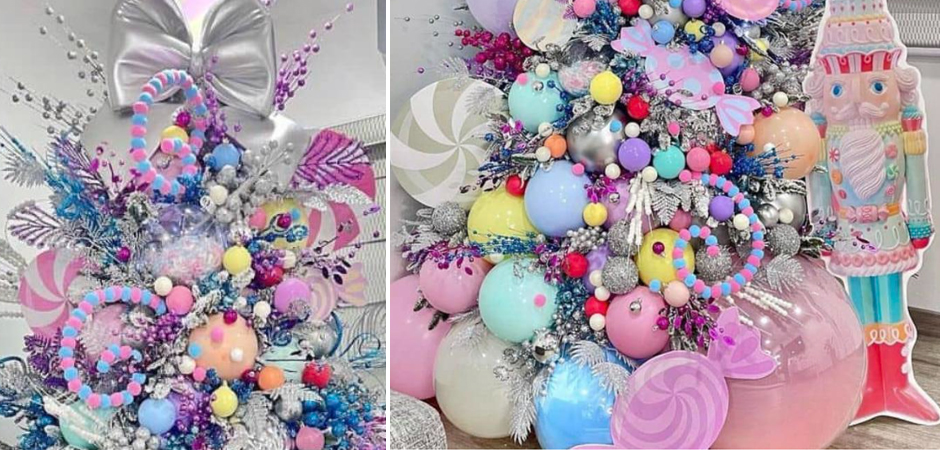Дизайнерская Елка Премиум с Ярким Розовым Декором Christmas Tree Fun Game Дизайнерская Елка Премиум с Ярким Розовым Декором Christmas Tree Fun Game - Loft-Concept в Брянске