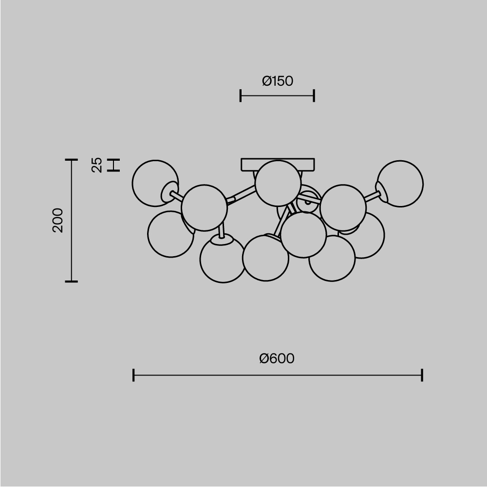 Потолочный светильник Dallas G9 в Брянске