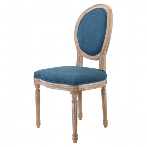 Стул French chairs Provence Indigo Chair Голубой пастельный Бежевый в Брянске | Loft Concept 