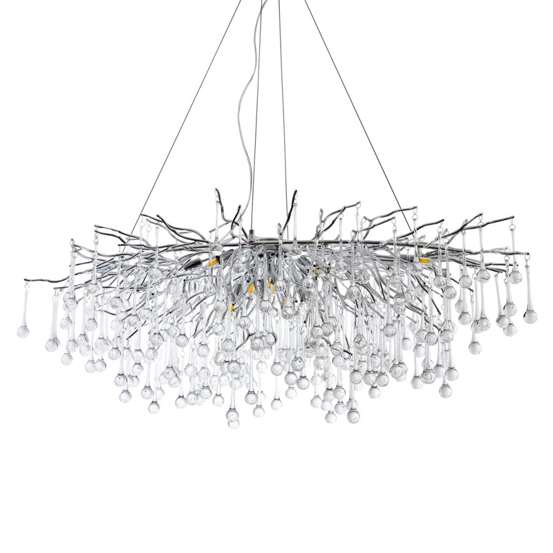 Люстра Большая Eucalyptus Silver Серебряный Люстра Большая Eucalyptus Silver Серебряный в Брянске | Loft Concept