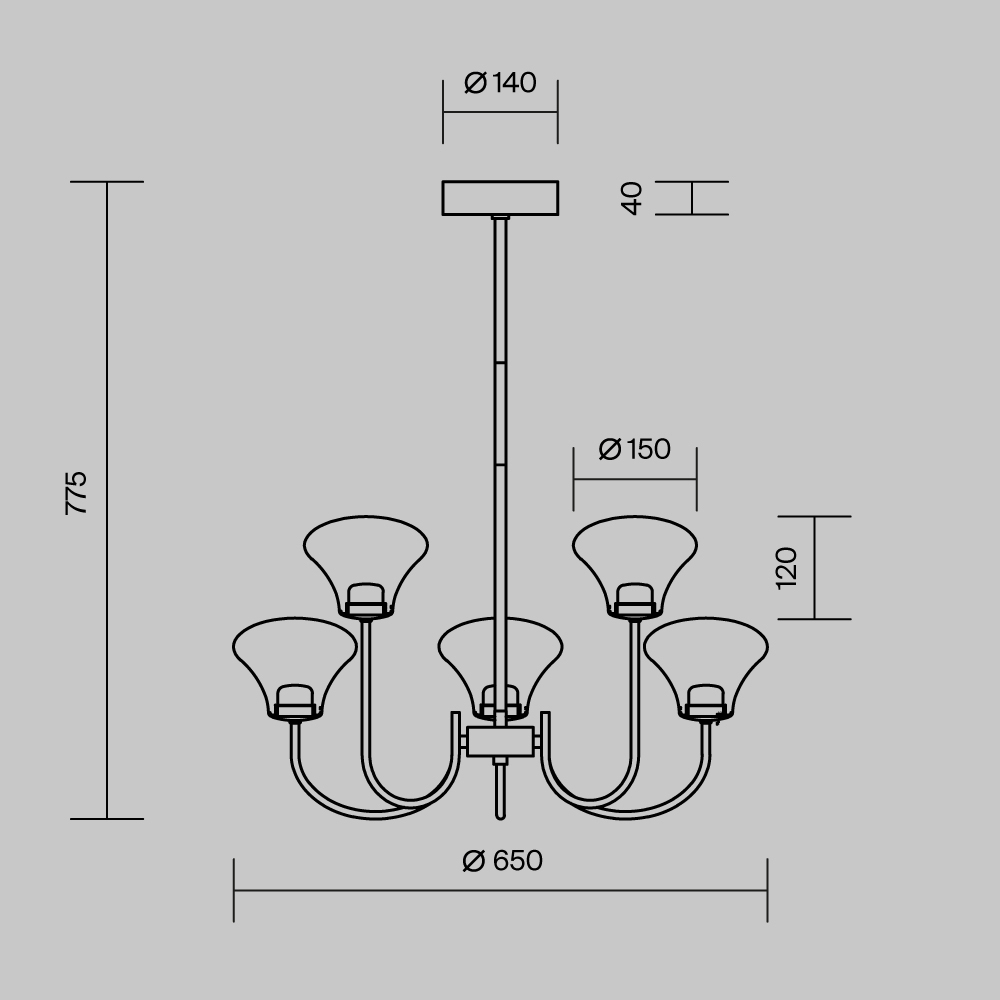 Люстра подвесная Dynasty 3000К в Брянске