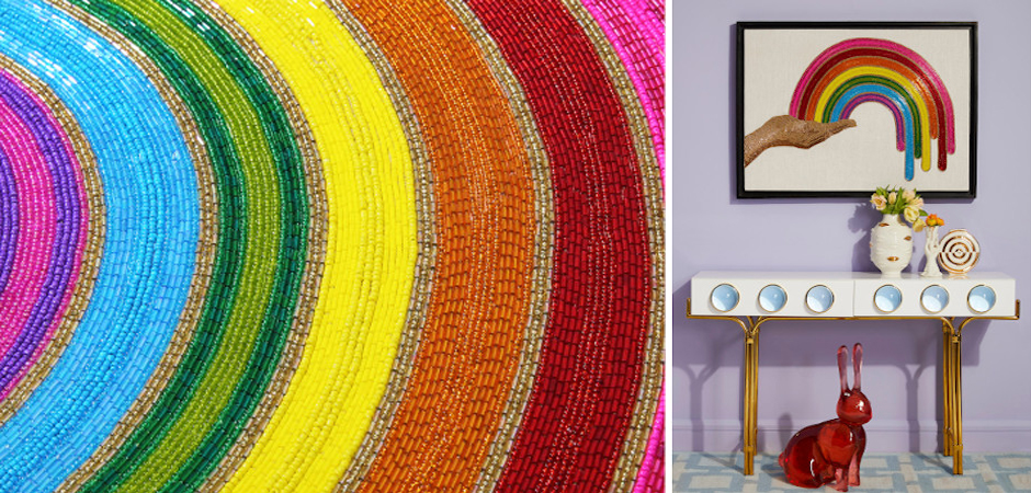 Панно Jonathan Adler RAINBOW BEADED WALL ART Панно Jonathan Adler RAINBOW BEADED WALL ART - Loft-Concept в Брянске
