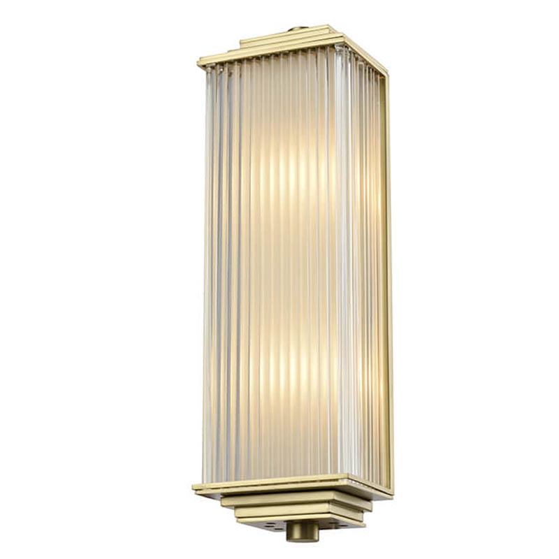 Бра Brion Glass Rectangle Wall Lamp Brass Латунь Прозрачный (Transparent) Бра Brion Glass Rectangle Wall Lamp Brass Латунь Прозрачный (Transparent) в Брянске | Loft Concept