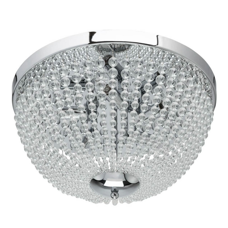 Потолочный светильник Virginia Clear Beads ceiling Chrome S Хром Прозрачное Стекло Потолочный светильник Virginia Clear Beads ceiling Chrome S Хром Прозрачное Стекло в Брянске | Loft Concept