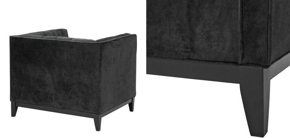 Кресло Eichholtz Chair Aldgate Black Кресло Eichholtz Chair Aldgate Black - Loft-Concept в Брянске