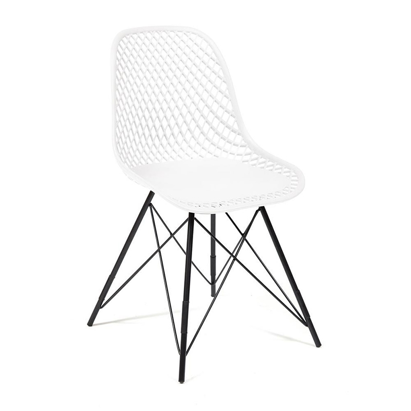 Стул DSR mesh white Белый Черный Стул DSR mesh white Белый Черный в Брянске | Loft Concept