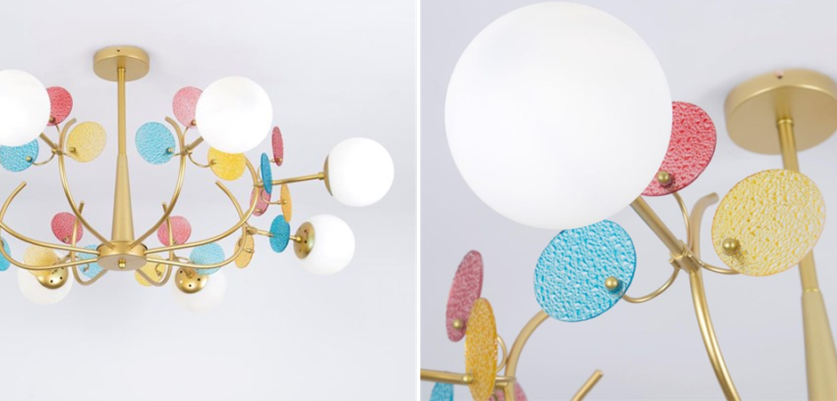 Потолочная Люстра MATISSE Multi glass 8 плафонов Потолочная Люстра MATISSE Multi glass 8 плафонов - Loft-Concept в Брянске