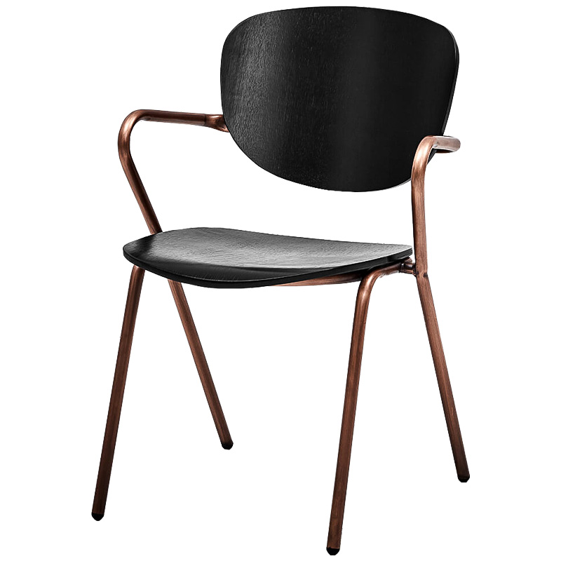 Стул Alpha Stool Черный Бронза Стул Alpha Stool Черный Бронза в Брянске | Loft Concept