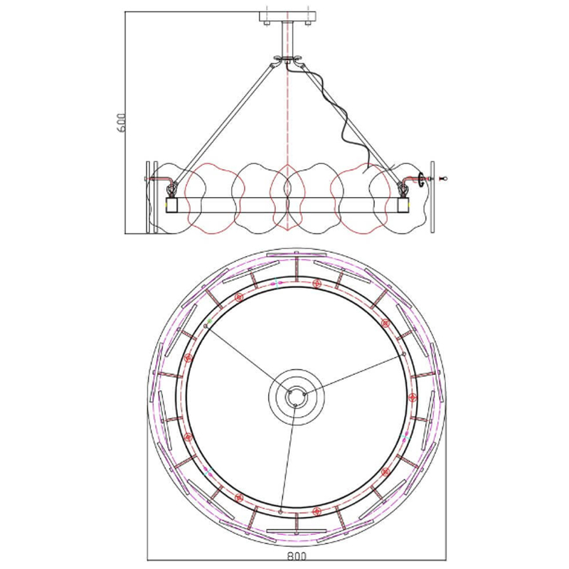 Люстра Мрамор Lucretia Marble Round Chandelier 80 см Люстра Мрамор Lucretia Marble Round Chandelier 80 см в Брянске