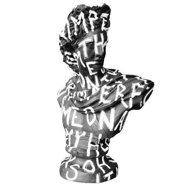 Статуэтка Bust Contemporary Art Черный Белый Статуэтка Bust Contemporary Art Черный Белый в Брянске | Loft Concept