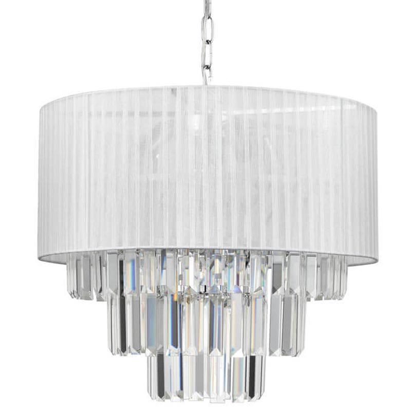 Люстра Laurella Chandelier Прозрачный (Transparent) Хром Люстра Laurella Chandelier Прозрачный (Transparent) Хром в Брянске | Loft Concept