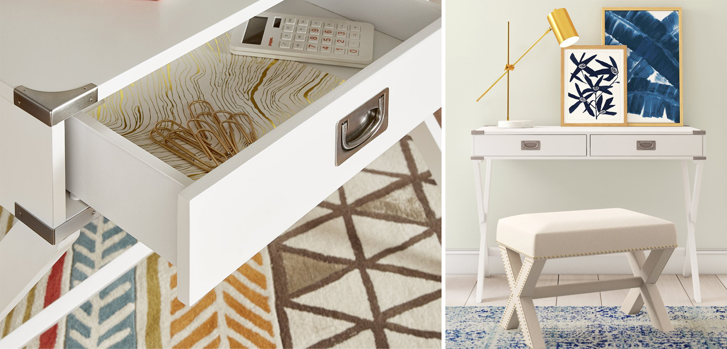 Стол-консоль Christophe White - фото