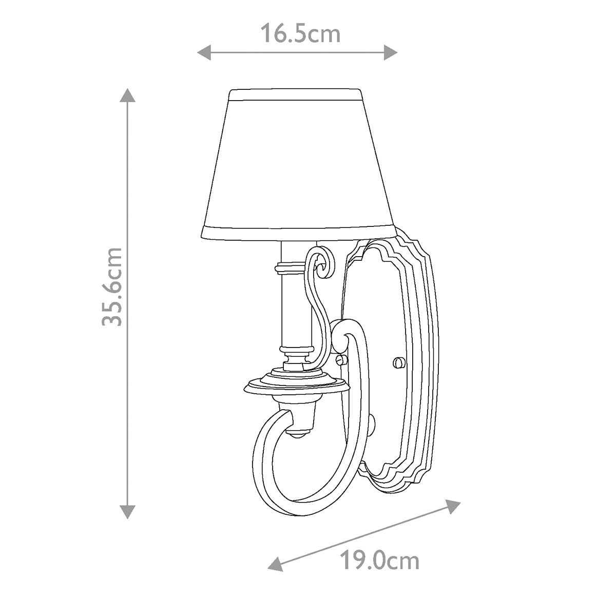Бра бронзового цвета со светло-янтарным абажуром из органзы Hinkley в Брянске