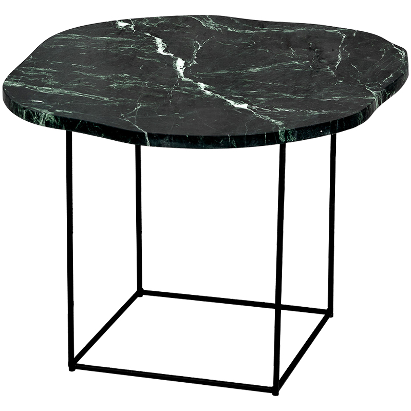 Кофейный стол с зелёной мраморной столешницей Gillespie Coffee Table Черный Зеленый Кофейный стол с зелёной мраморной столешницей Gillespie Coffee Table Черный Зеленый в Брянске | Loft Concept