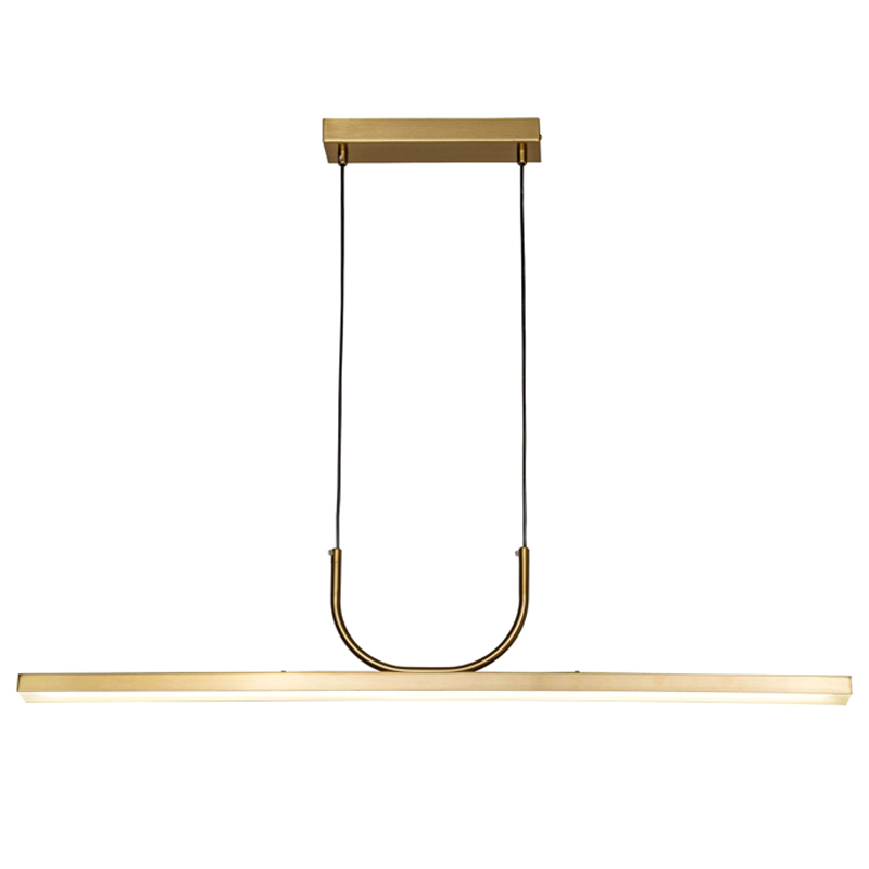Минималистичная золотая люстра Trumpet tube Белый Золотой Минималистичная золотая люстра Trumpet tube Белый Золотой в Брянске | Loft Concept