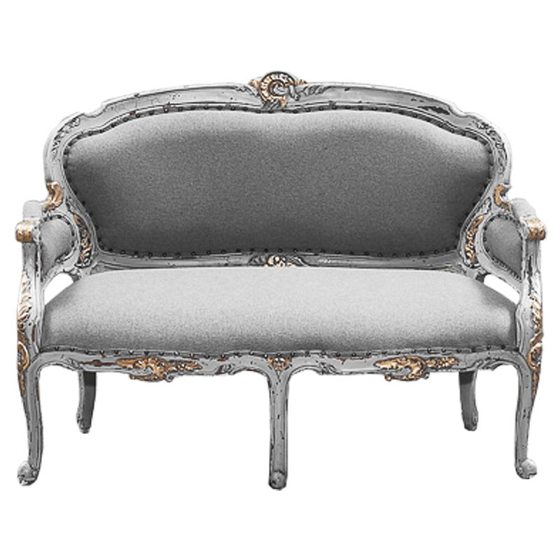 Диван Maria Antoinette Softness Серый Белый винтажная патина Диван Maria Antoinette Softness Серый Белый винтажная патина в Брянске | Loft Concept