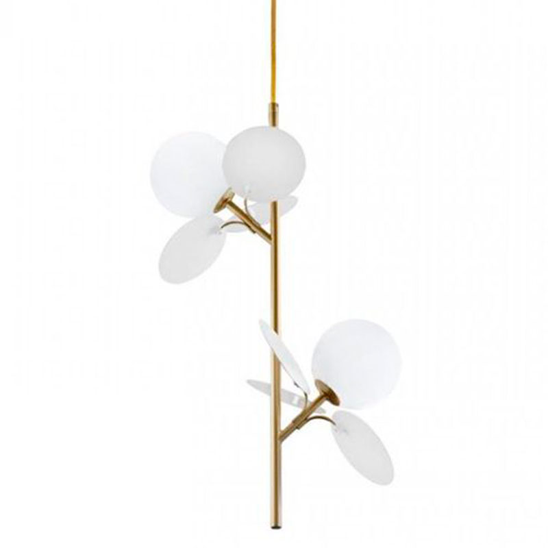 Люстра MATISSE Pendant Double White Золотой Белый Люстра MATISSE Pendant Double White Золотой Белый в Брянске | Loft Concept