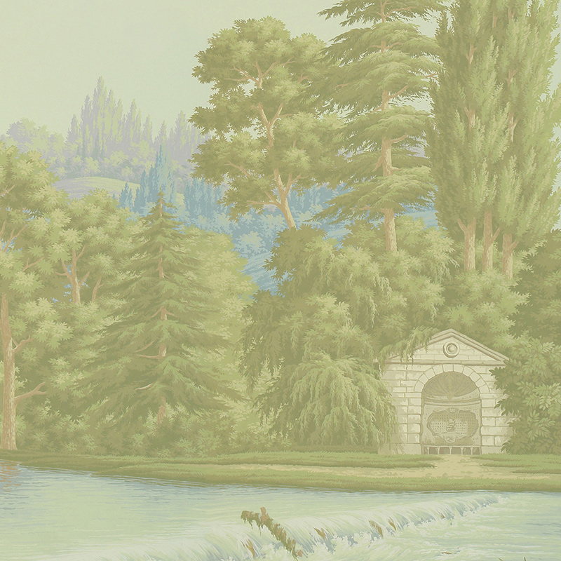 Обои ручная роспись English Landscape Pastel on scenic paper Обои ручная роспись English Landscape Pastel on scenic paper в Брянске | Loft Concept