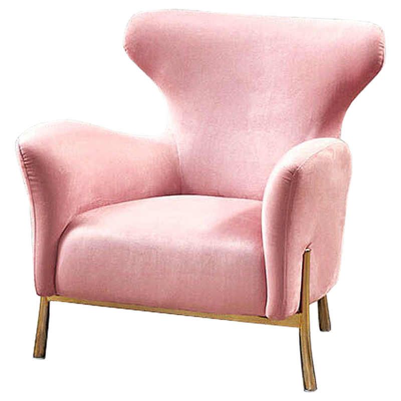 Кресло Blount Chair Золотой Розовый Кресло Blount Chair Золотой Розовый в Брянске | Loft Concept