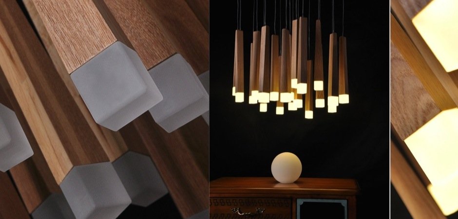 Люстра Wooden Glowworm Round Люстра Wooden Glowworm Round - Loft-Concept в Брянске
