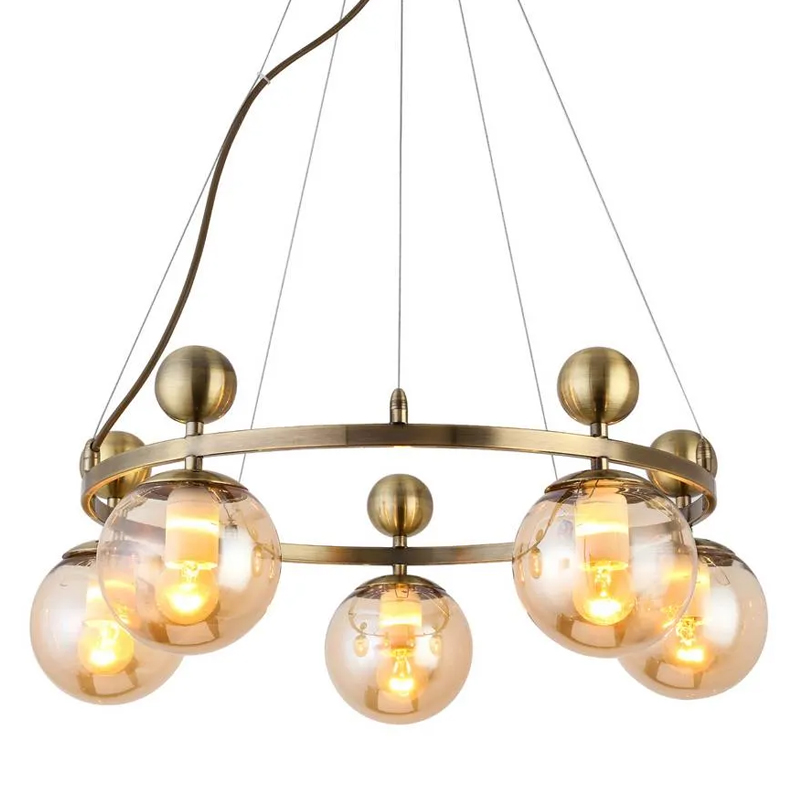 Люстра Demian Bronze Chandelier Бронза Люстра Demian Bronze Chandelier Бронза в Брянске | Loft Concept