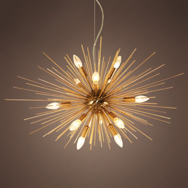 Люстра Astra Chandelier Sputnik Gold Глянцевое золото Люстра Astra Chandelier Sputnik Gold Глянцевое золото в Брянске | Loft Concept