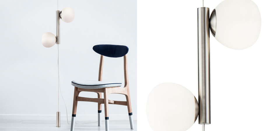 Торшер Tiepolo Ball Floor Lamp Double nickel Торшер Tiepolo Ball Floor Lamp Double nickel - Loft-Concept в Брянске