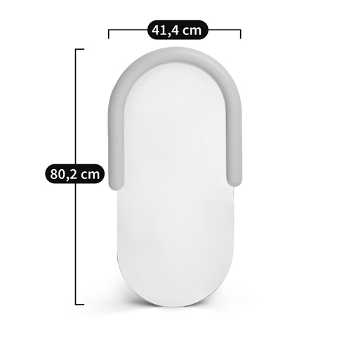Зеркало овальное Curved Furniture бежевое Зеркало овальное Curved Furniture бежевое в Брянске