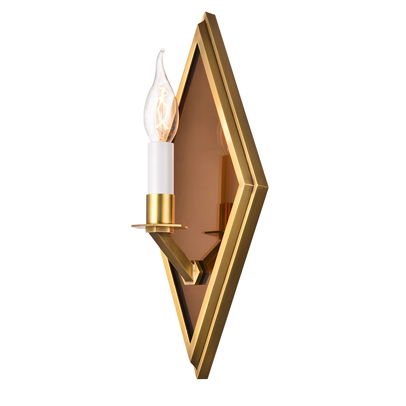 Бра Rhombus Wall lamp Латунь Бра Rhombus Wall lamp Латунь в Брянске | Loft Concept