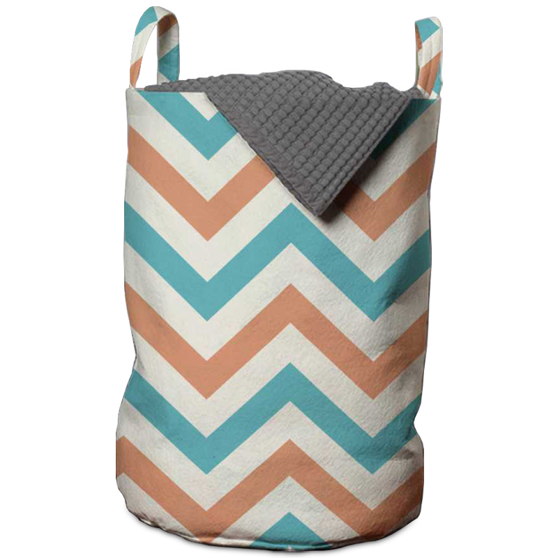 Корзина Turquoise Chevron Basket Мульти Корзина Turquoise Chevron Basket Мульти в Брянске | Loft Concept
