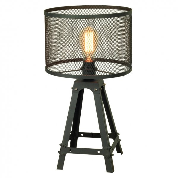Настольная лампа Radial Cage Table Lamp Черный Настольная лампа Radial Cage Table Lamp Черный в Брянске | Loft Concept
