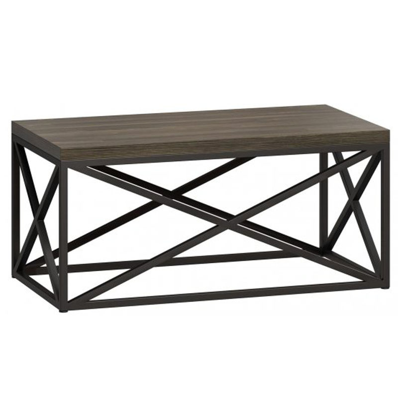 Кофейный стол Industrial Oak Geometric Coffee Table Серый Черный Кофейный стол Industrial Oak Geometric Coffee Table Серый Черный в Брянске | Loft Concept