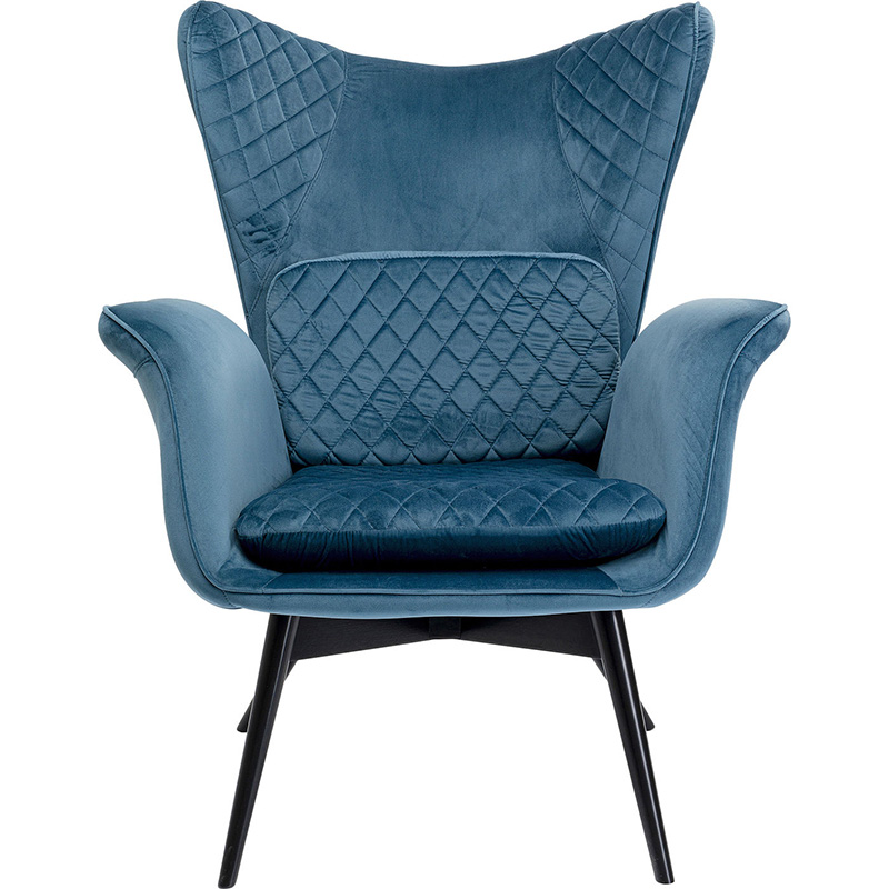 Кресло Blue Velvet Throne Синий Кресло Blue Velvet Throne Синий в Брянске | Loft Concept