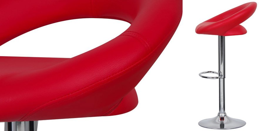 Барный стул Ring Dark Red Барный стул Ring Dark Red - Loft-Concept в Брянске