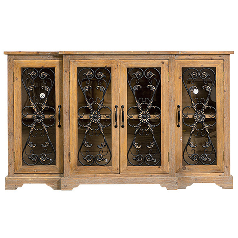 Комод Invaluable Provence Wood Chest of Drawers Коричневый Черный Древесина Прозрачное Стекло Комод Invaluable Provence Wood Chest of Drawers Коричневый Черный Древесина Прозрачное Стекло в Брянске | Loft Concept