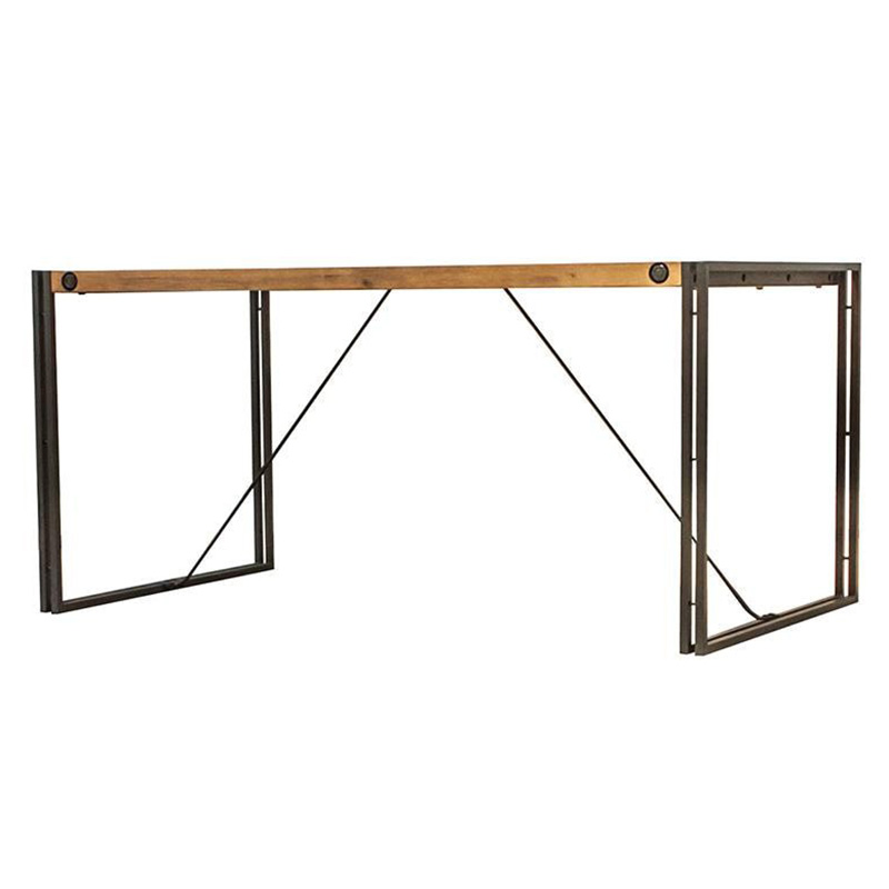 Стол Industrial Brooklyn dining table big Акация Графит Стол Industrial Brooklyn dining table big Акация Графит в Брянске | Loft Concept