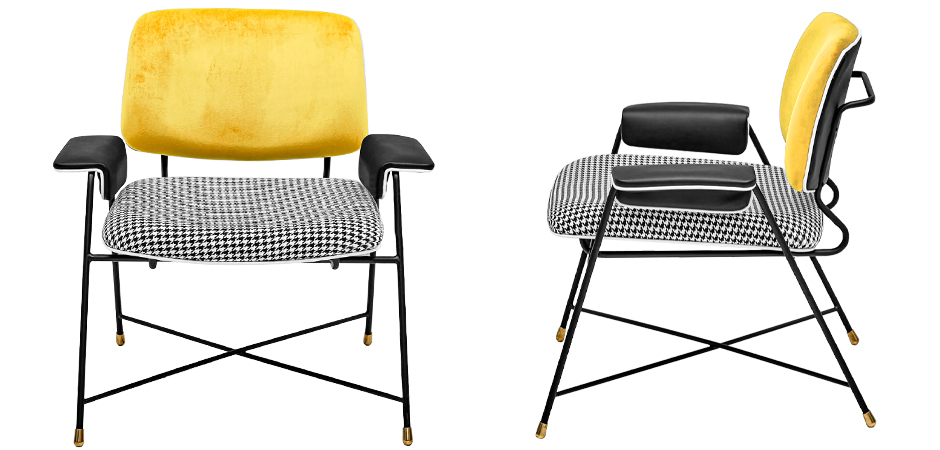 Кресло Bagot Chair Yellow - фото №1