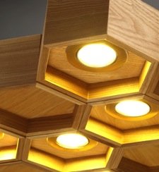 Люстра Honeycomb 6 Loft Wooden Ecolight Люстра Honeycomb 6 Loft Wooden Ecolight