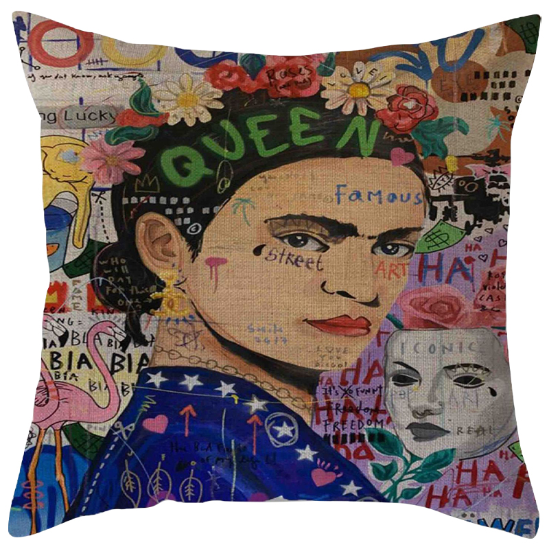 Декоративная подушка Frida Kahlo 17 Мульти Декоративная подушка Frida Kahlo 17 Мульти в Брянске | Loft Concept