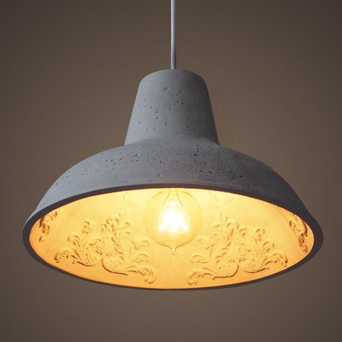 Подвесной светильник Art Gypsum Pendant Белый Серый Подвесной светильник Art Gypsum Pendant Белый Серый в Брянске | Loft Concept