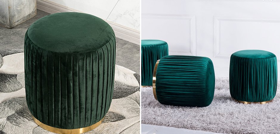 Пуф Emerald Corrugation Пуф Emerald Corrugation - Loft-Concept в Брянске