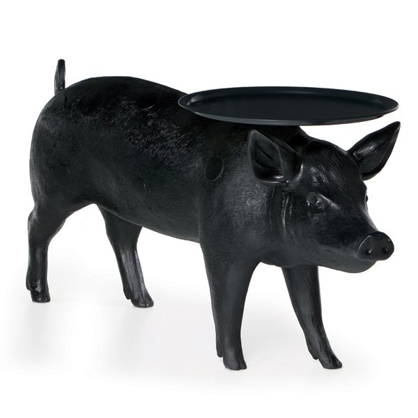 Кофейный стол Moooi Pig Table Черный матовый Кофейный стол Moooi Pig Table Черный матовый в Брянске | Loft Concept