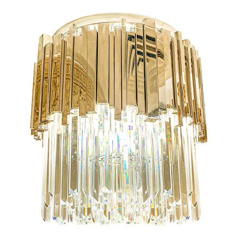Потолочный светильник Luxxu Modern Round Light Gold 45 Золотой Прозрачное Стекло Потолочный светильник Luxxu Modern Round Light Gold 45 Золотой Прозрачное Стекло в Брянске | Loft Concept
