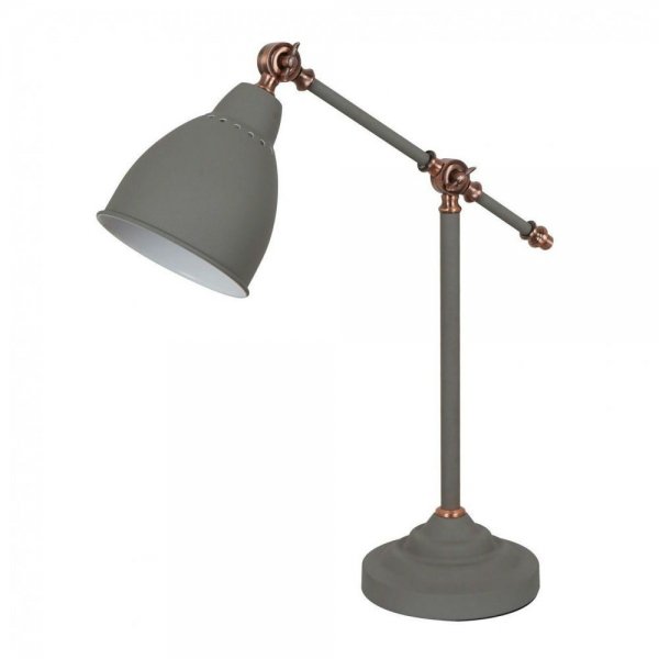Настольная лампа Holder Table Lamp Grey Серый Настольная лампа Holder Table Lamp Grey Серый в Брянске | Loft Concept