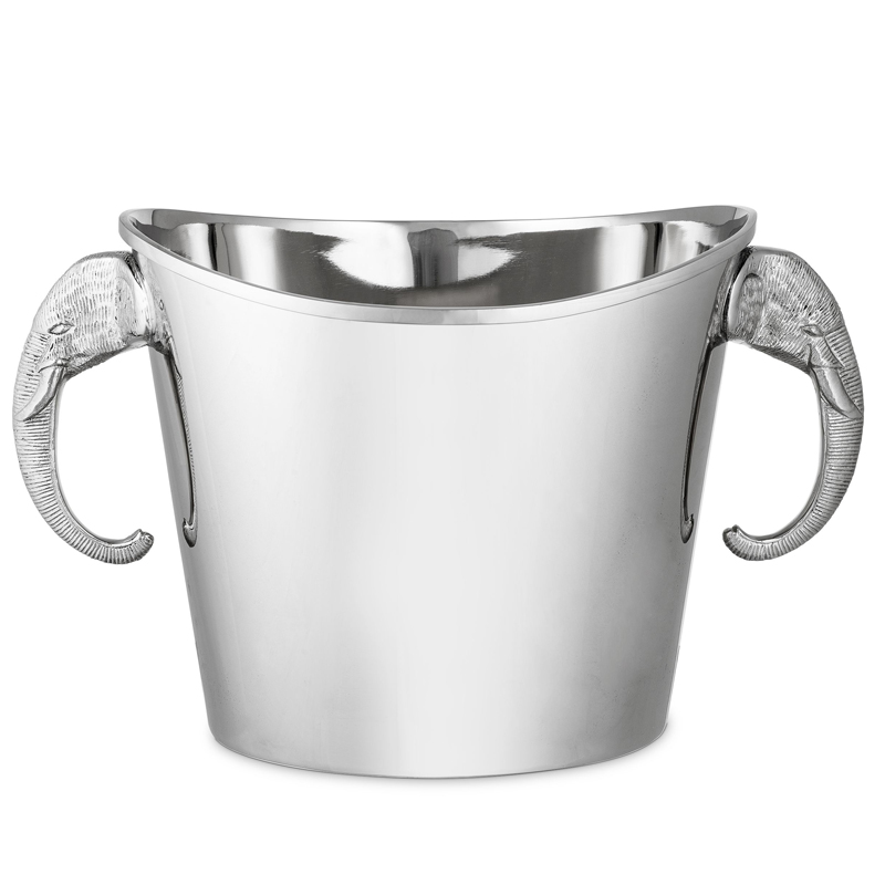 Ведерко для льда Eichholtz Wine Cooler Maharaja Никель Ведерко для льда Eichholtz Wine Cooler Maharaja Никель в Брянске | Loft Concept