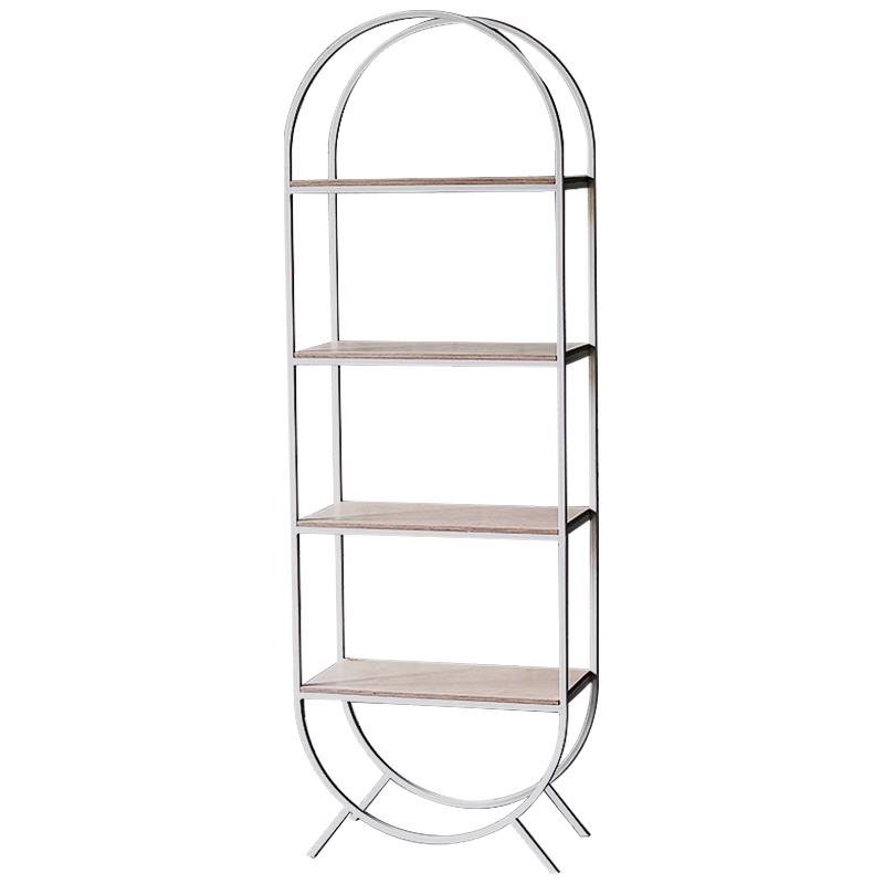 Стеллаж Lugo Industrial Metal Rust Rack Древесина Белый Стеллаж Lugo Industrial Metal Rust Rack Древесина Белый в Брянске | Loft Concept