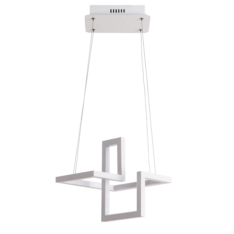 Люстра Esther Geometric White Chandelier III Белый Люстра Esther Geometric White Chandelier III Белый в Брянске | Loft Concept